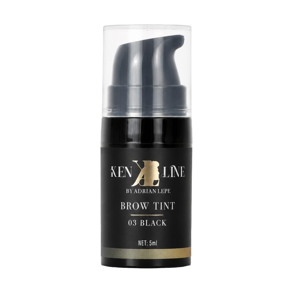 Tinte Profesional para Cejas Ken Line By Adrian Lepe (5ml) – 03 Black