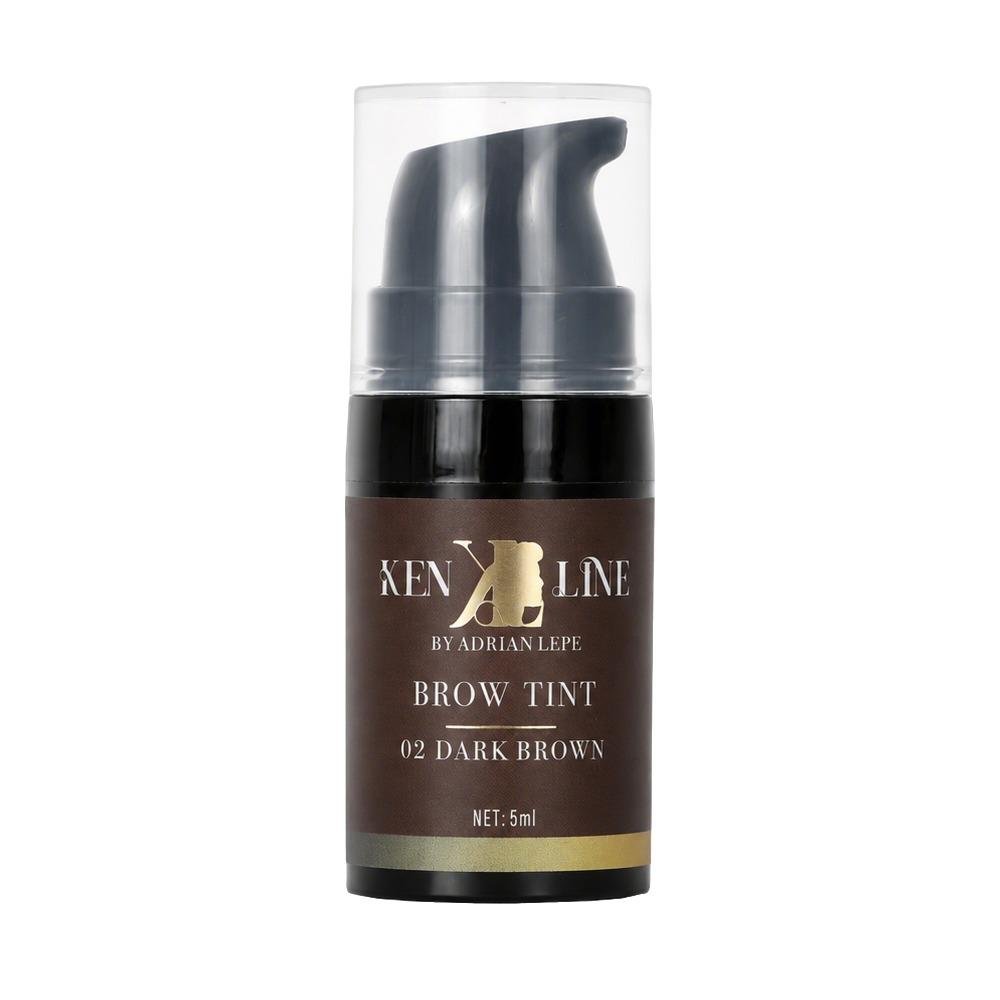 Tinte Profesional para Cejas Ken Line By Adrian Lepe (5ml) – 02 Dark Brown